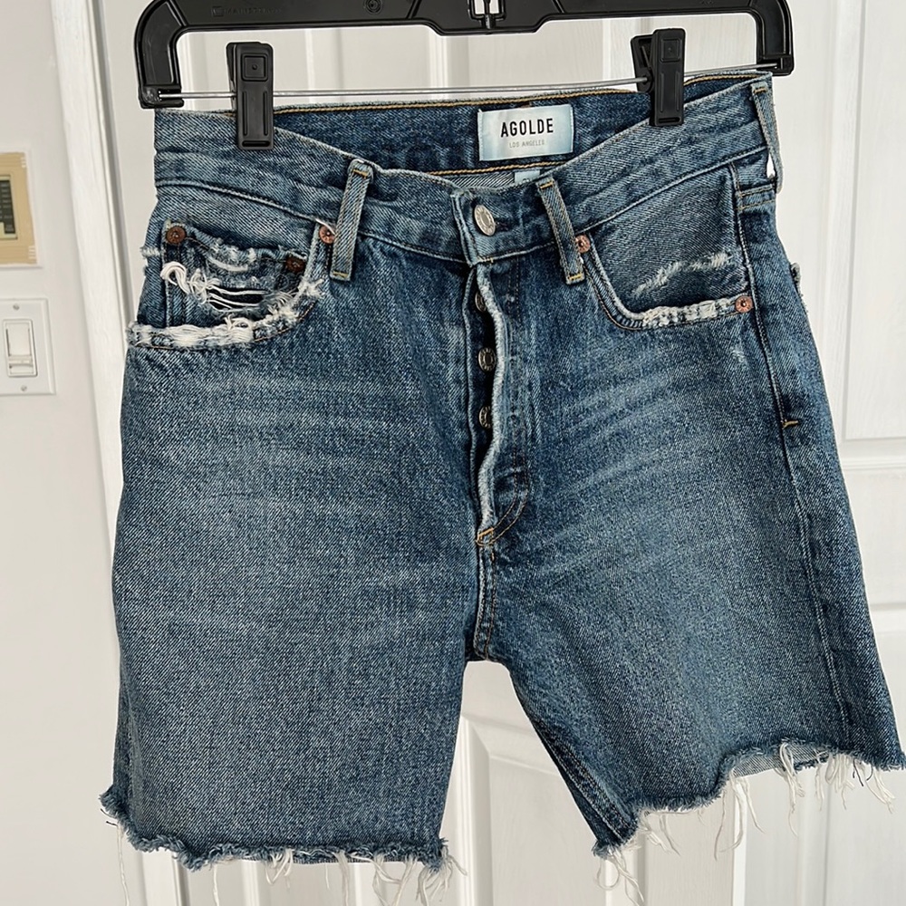 Agolde denim shorts